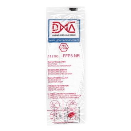DNA respirátor FFP3 NR CE 2163 Medical 20ks