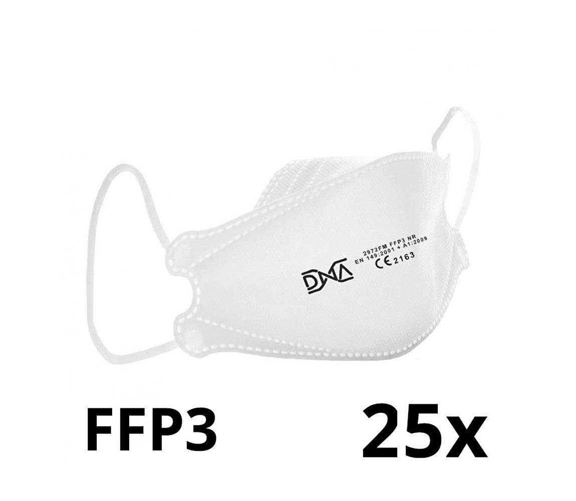 IMobily DNA respirátor FFP3 NR CE 2163 Medical 25ks SL9938-25ks