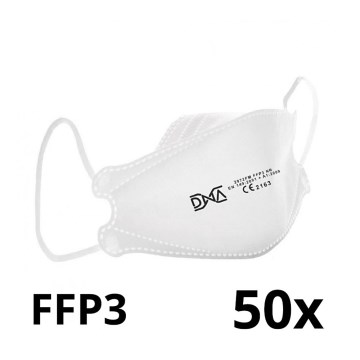 DNA respirátor FFP3 NR CE 2163 Medical 50ks