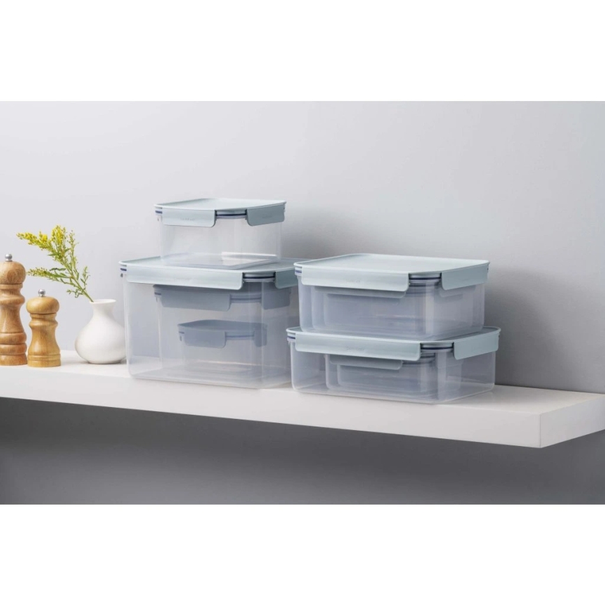 Dóza na potraviny CLASSIC PLUS 1,65 l modrá/čirá