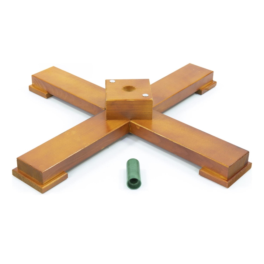 Dřevěný stojan na vánoční stromek s průměrem držáku 33 mm