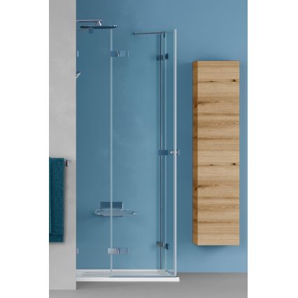 Dřevojas - Závěsná koupelnová skříňka ZYLO 35x155 cm dub