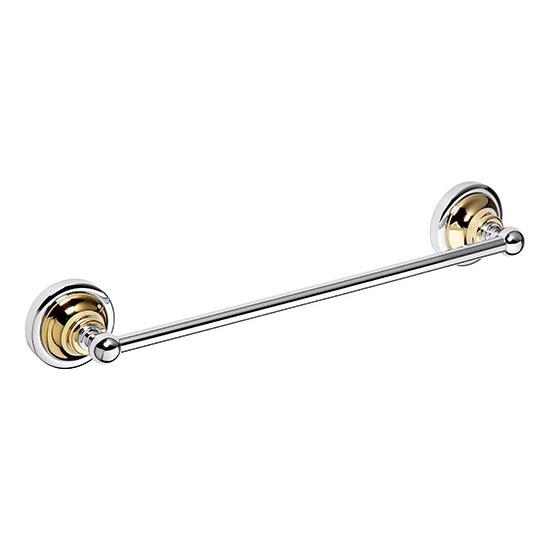 Držák ručníků 36,5x6,5 cm stříbrná/zlatá