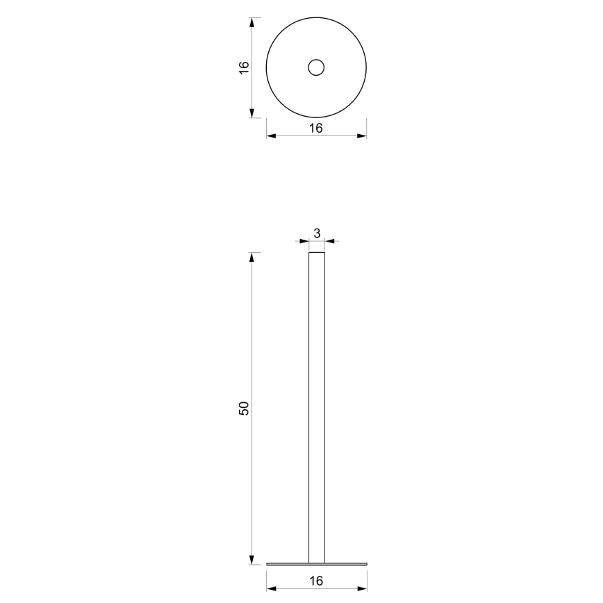 Držák toaletního papíru 51 cm bílá