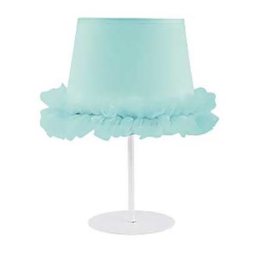 Duolla - Dětská stolní lampa BALLET 1xE14/40W/230V pr. 20 cm modrá