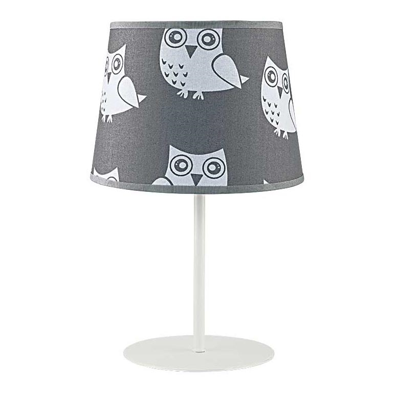Duolla - Dětská stolní lampa OWL 1xE14/40W/230V pr. 20 cm