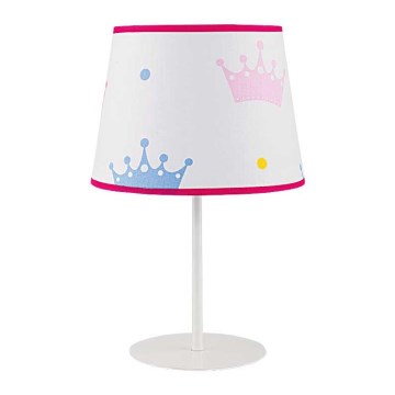 Duolla - Dětská stolní lampa PRINCESS 1xE14/40W/230V pr. 20 cm