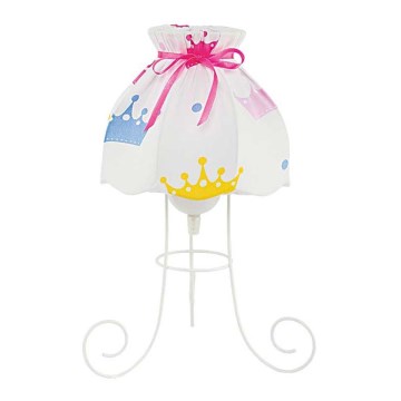 Duolla - Dětská stolní lampa PRINCESS 1xE27/40W/230V pr. 28 cm