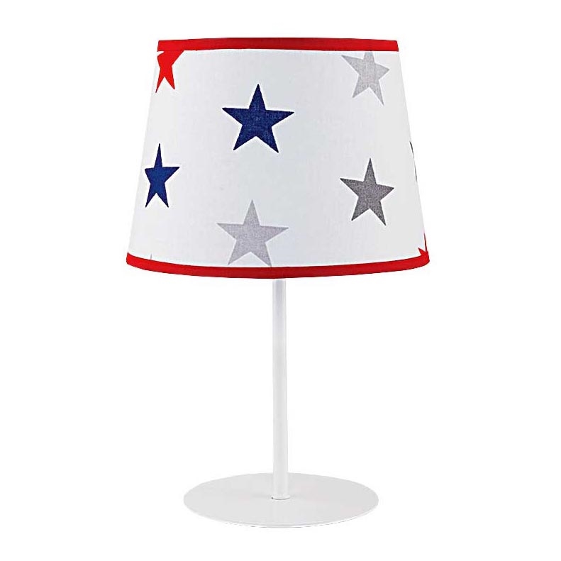 Duolla - Dětská stolní lampa STARS 1xE14/40W/230V pr. 20 cm