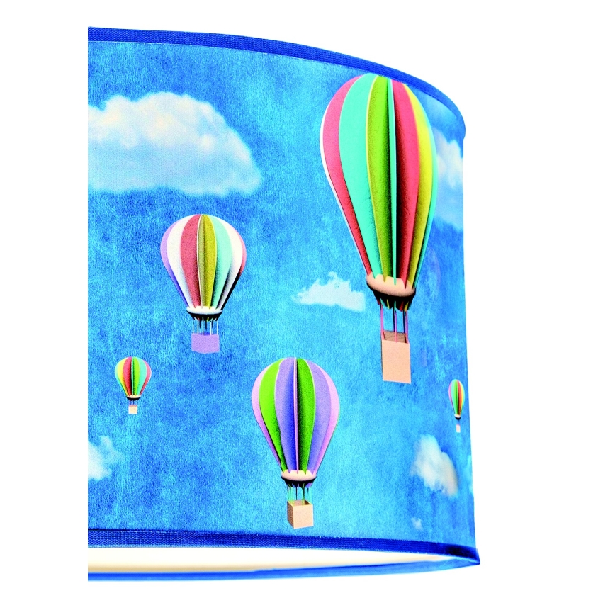 Duolla - Dětský lustr na lanku BALOON 1xE27/15W/230V pr. 35 cm