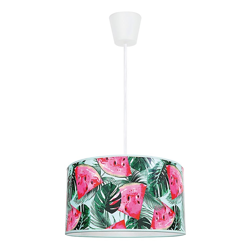 Duolla - Dětský lustr na lanku WATERMELON 1xE27/40W/230V pr. 35 cm