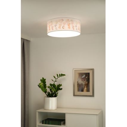 Duolla - LED Dětské stropní svítidlo CORTINA LED/26W/230V pr. 40 cm 4000K