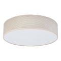 Duolla - LED Stropní svítidlo CORTINA LED/26W/230V pr. 30 cm 4000K béžová