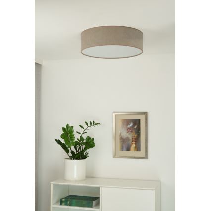 Duolla - LED Stropní svítidlo CORTINA LED/26W/230V pr. 30 cm 4000K hnědá