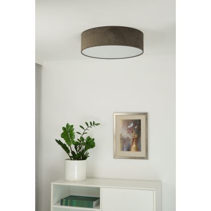 Duolla - LED Stropní svítidlo CORTINA LED/26W/230V pr. 30 cm 4000K hnědá
