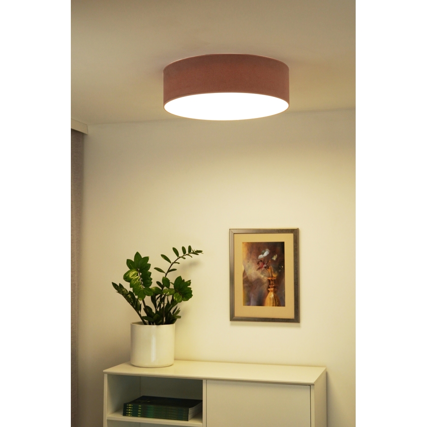 Duolla - LED Stropní svítidlo CORTINA LED/26W/230V pr. 30 cm 4000K růžová