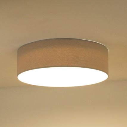 Duolla - LED Stropní svítidlo CORTINA LED/26W/230V pr. 30 cm 4000K šedá