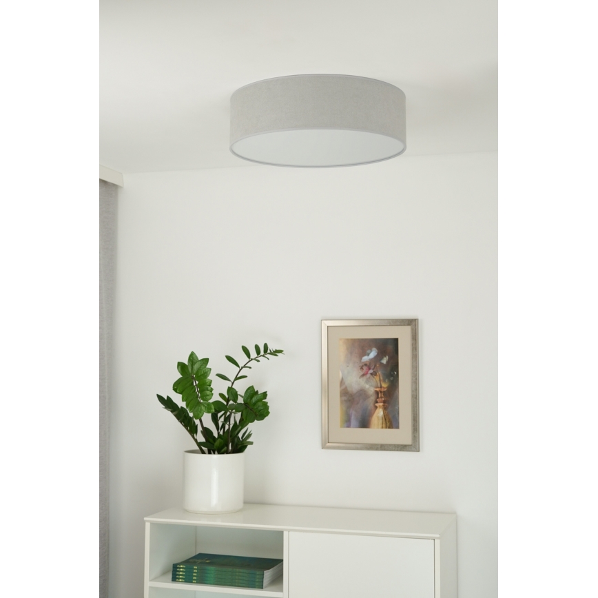 Duolla - LED Stropní svítidlo CORTINA LED/26W/230V pr. 30 cm 4000K šedá