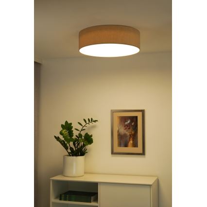 Duolla - LED Stropní svítidlo CORTINA LED/26W/230V pr. 45 cm 4000K béžová