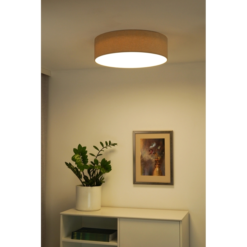 Duolla - LED Stropní svítidlo CORTINA LED/26W/230V pr. 45 cm 4000K béžová
