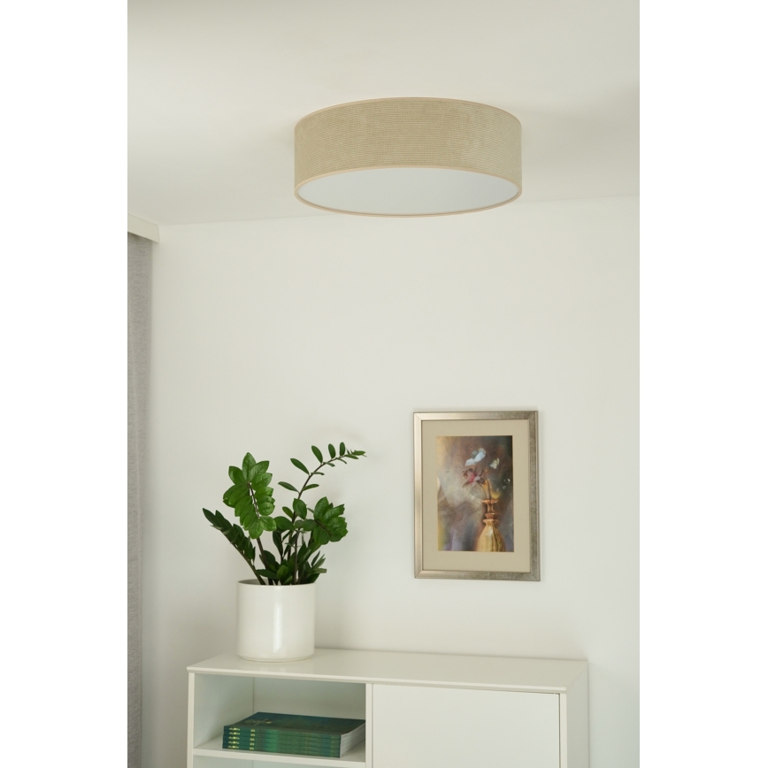 Duolla - LED Stropní svítidlo CORTINA LED/26W/230V pr. 45 cm 4000K béžová