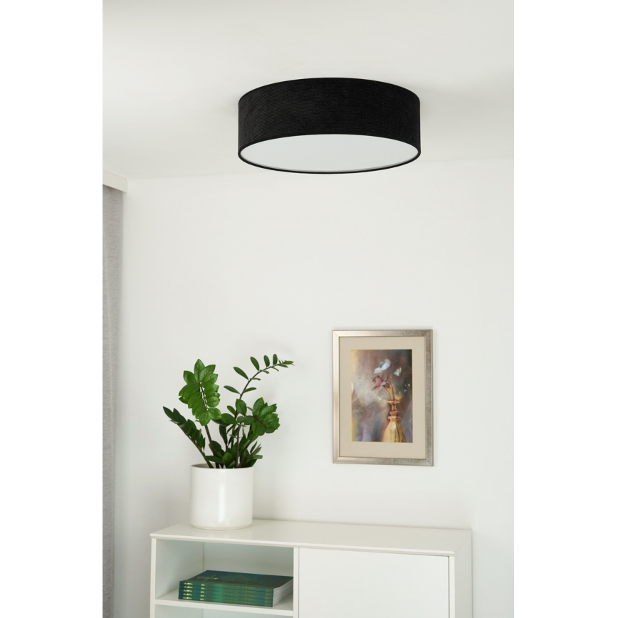 Duolla - LED Stropní svítidlo CORTINA LED/26W/230V pr. 45 cm 4000K černá