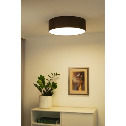 Duolla - LED Stropní svítidlo CORTINA LED/26W/230V pr. 45 cm 4000K hnědá