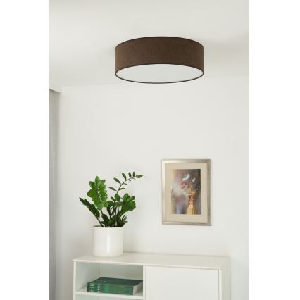 Duolla - LED Stropní svítidlo CORTINA LED/26W/230V pr. 45 cm 4000K hnědá