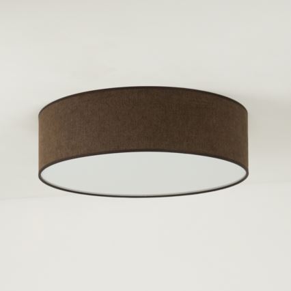 Duolla - LED Stropní svítidlo CORTINA LED/26W/230V pr. 45 cm 4000K hnědá