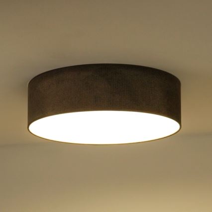 Duolla - LED Stropní svítidlo CORTINA LED/26W/230V pr. 45 cm 4000K hnědá