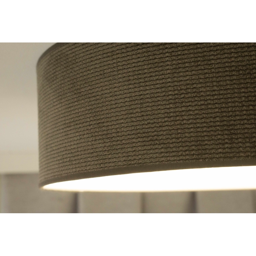 Duolla - LED Stropní svítidlo CORTINA LED/26W/230V pr. 45 cm 4000K hnědá