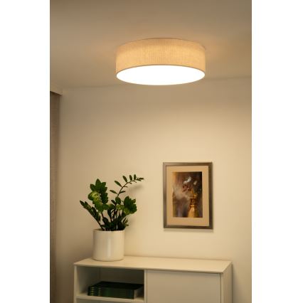Duolla - LED Stropní svítidlo CORTINA LED/26W/230V pr. 45 cm 4000K krémová
