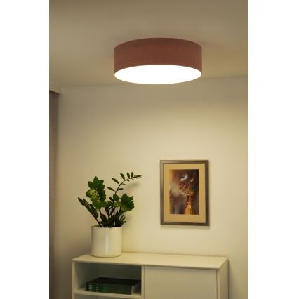 Duolla - LED Stropní svítidlo CORTINA LED/26W/230V pr. 45 cm 4000K růžová