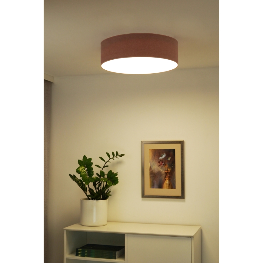 Duolla - LED Stropní svítidlo CORTINA LED/26W/230V pr. 45 cm 4000K růžová