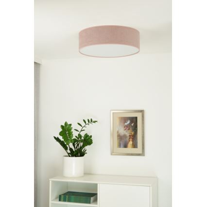 Duolla - LED Stropní svítidlo CORTINA LED/26W/230V pr. 45 cm 4000K růžová