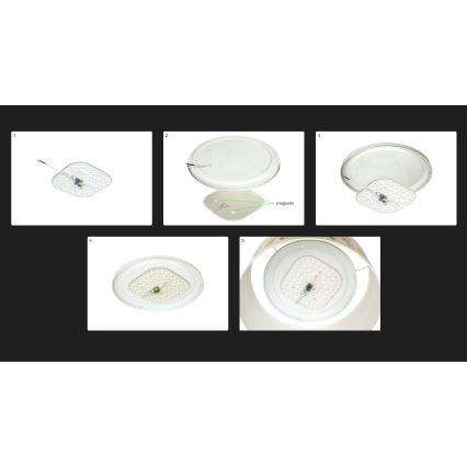 Duolla - LED Stropní svítidlo CORTINA LED/26W/230V pr. 45 cm 4000K tyrkysová