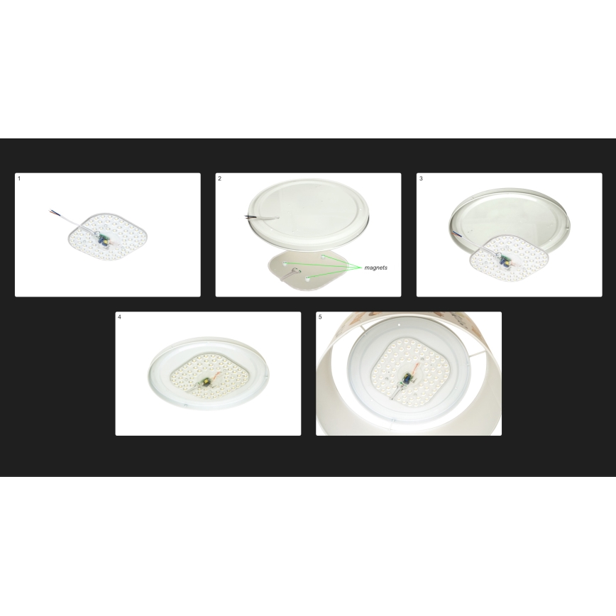 Duolla - LED Stropní svítidlo CORTINA LED/26W/230V pr. 45 cm 4000K tyrkysová