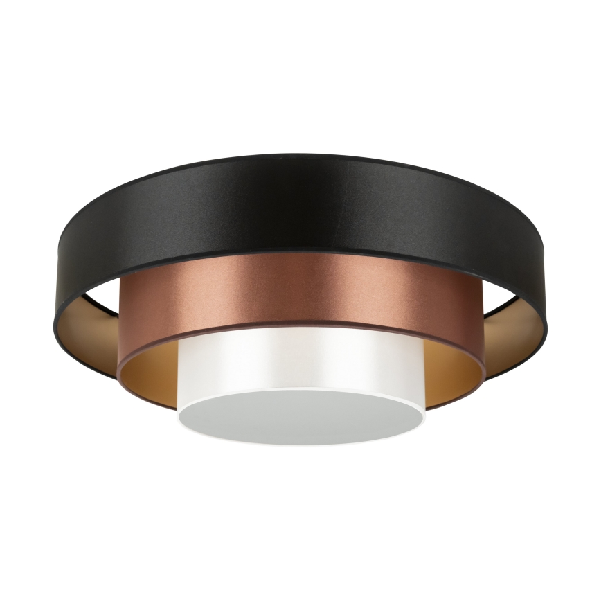 Duolla - LED Stropní svítidlo LUNETA LED/26W/230V pr. 60 cm 4000K černá/měděná/bílá