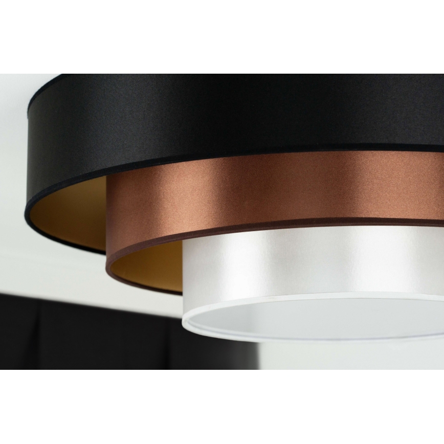 Duolla - LED Stropní svítidlo LUNETA LED/26W/230V pr. 60 cm 4000K černá/měděná/bílá