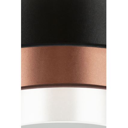Duolla - LED Stropní svítidlo LUNETA LED/26W/230V pr. 60 cm 4000K černá/měděná/bílá