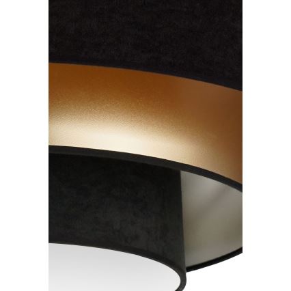 Duolla - LED Stropní svítidlo LUNETA LED/26W/230V pr. 60 cm 4000K černá/zlatá