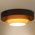 Duolla - LED Stropní svítidlo LUNETA LED/26W/230V pr. 60 cm 4000K hnědá/zlatá/krémová