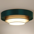 Duolla - LED Stropní svítidlo LUNETA LED/26W/230V pr. 60 cm 4000K zelená/zlatá/bílá