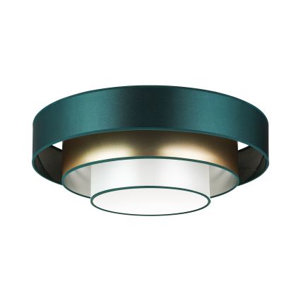 Duolla - LED Stropní svítidlo LUNETA LED/26W/230V pr. 60 cm 4000K zelená/zlatá/bílá