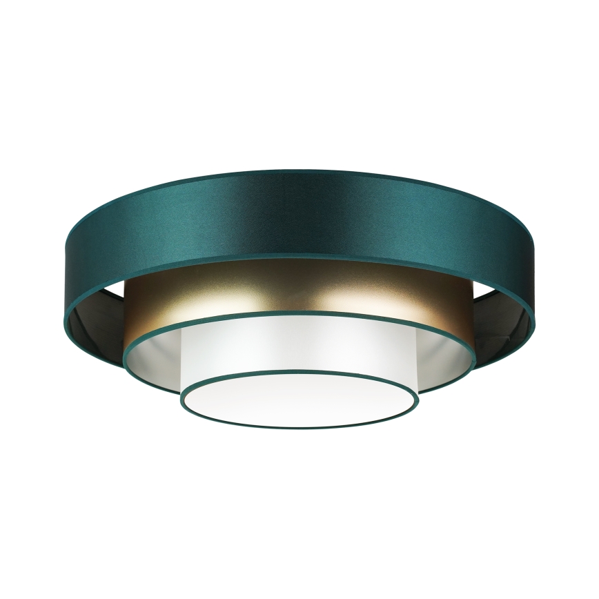 Duolla - LED Stropní svítidlo LUNETA LED/26W/230V pr. 60 cm 4000K zelená/zlatá/bílá
