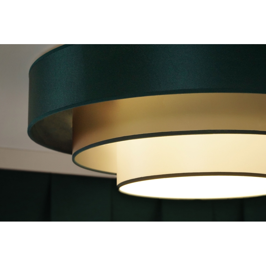 Duolla - LED Stropní svítidlo LUNETA LED/26W/230V pr. 60 cm 4000K zelená/zlatá/bílá
