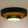 Duolla - LED Stropní svítidlo LUNETA LED/26W/230V pr. 60 cm 4000K zelená/zlatá