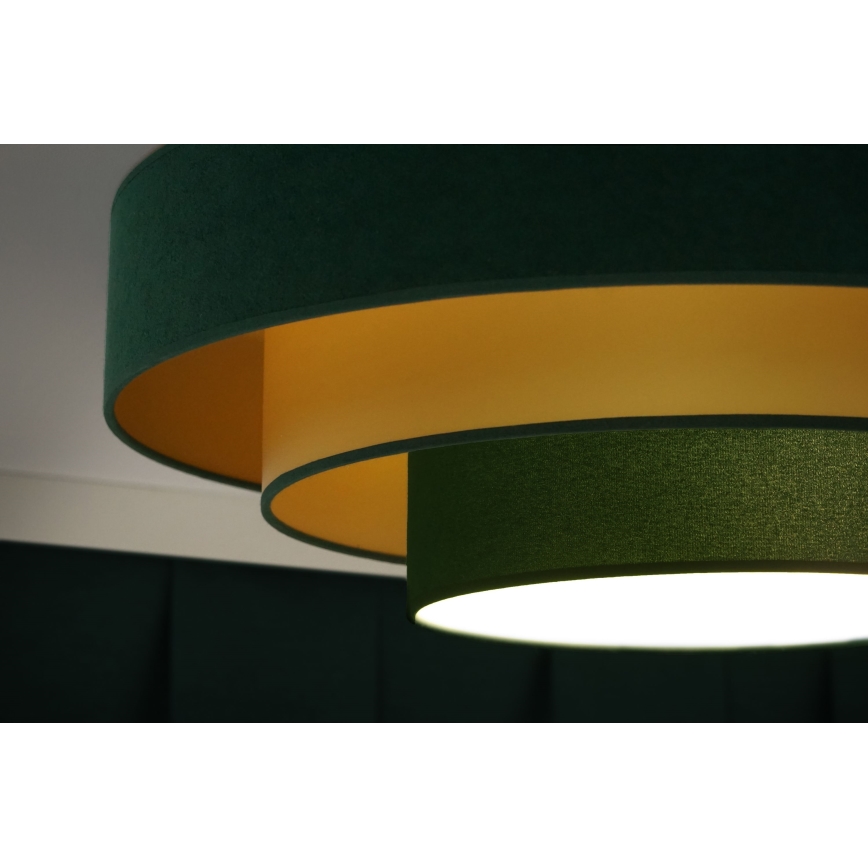 Duolla - LED Stropní svítidlo LUNETA LED/26W/230V pr. 60 cm 4000K zelená/zlatá