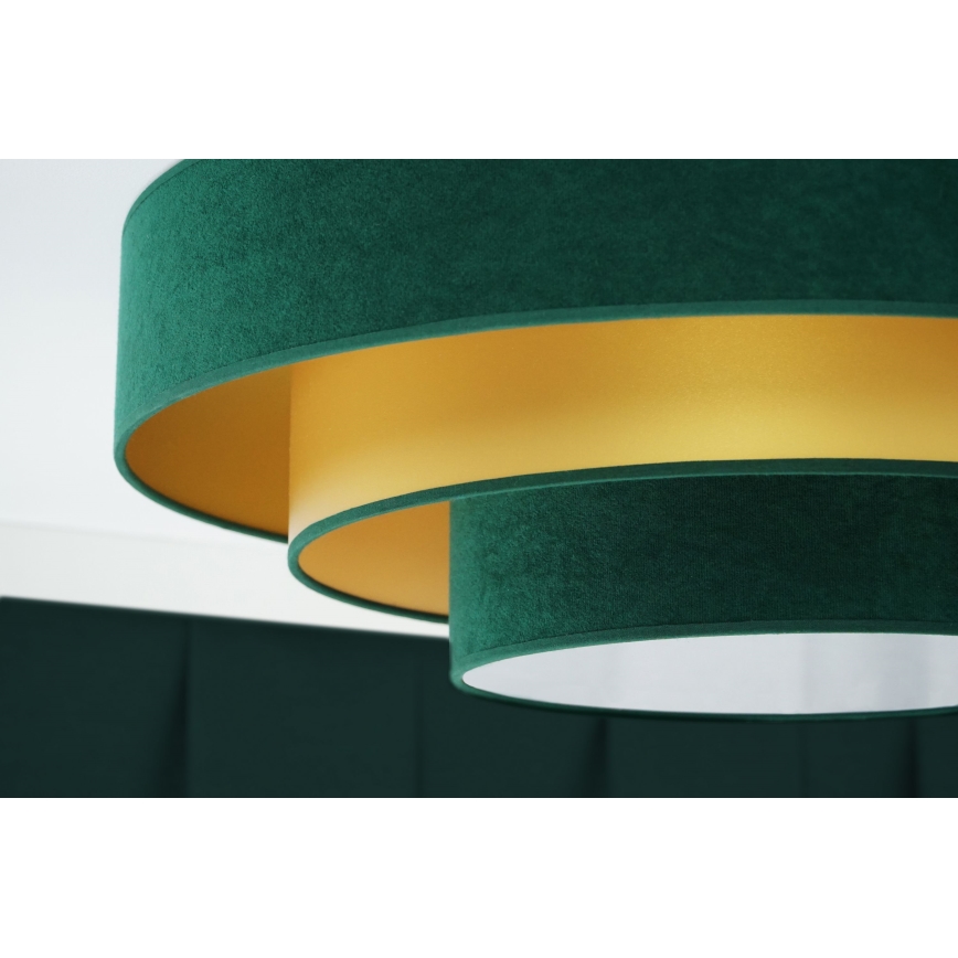 Duolla - LED Stropní svítidlo LUNETA LED/26W/230V pr. 60 cm 4000K zelená/zlatá