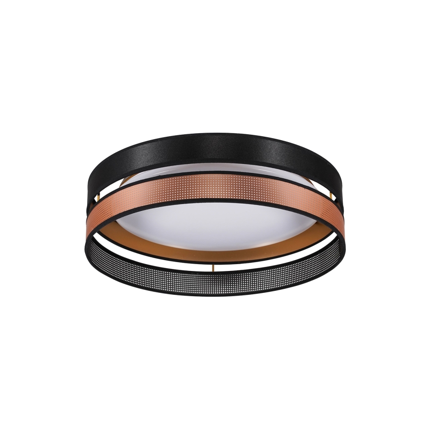 Duolla - LED Stropní svítidlo ROLLER DUO SHINY LED/24W/230V pr. 45 cm černá/měděná